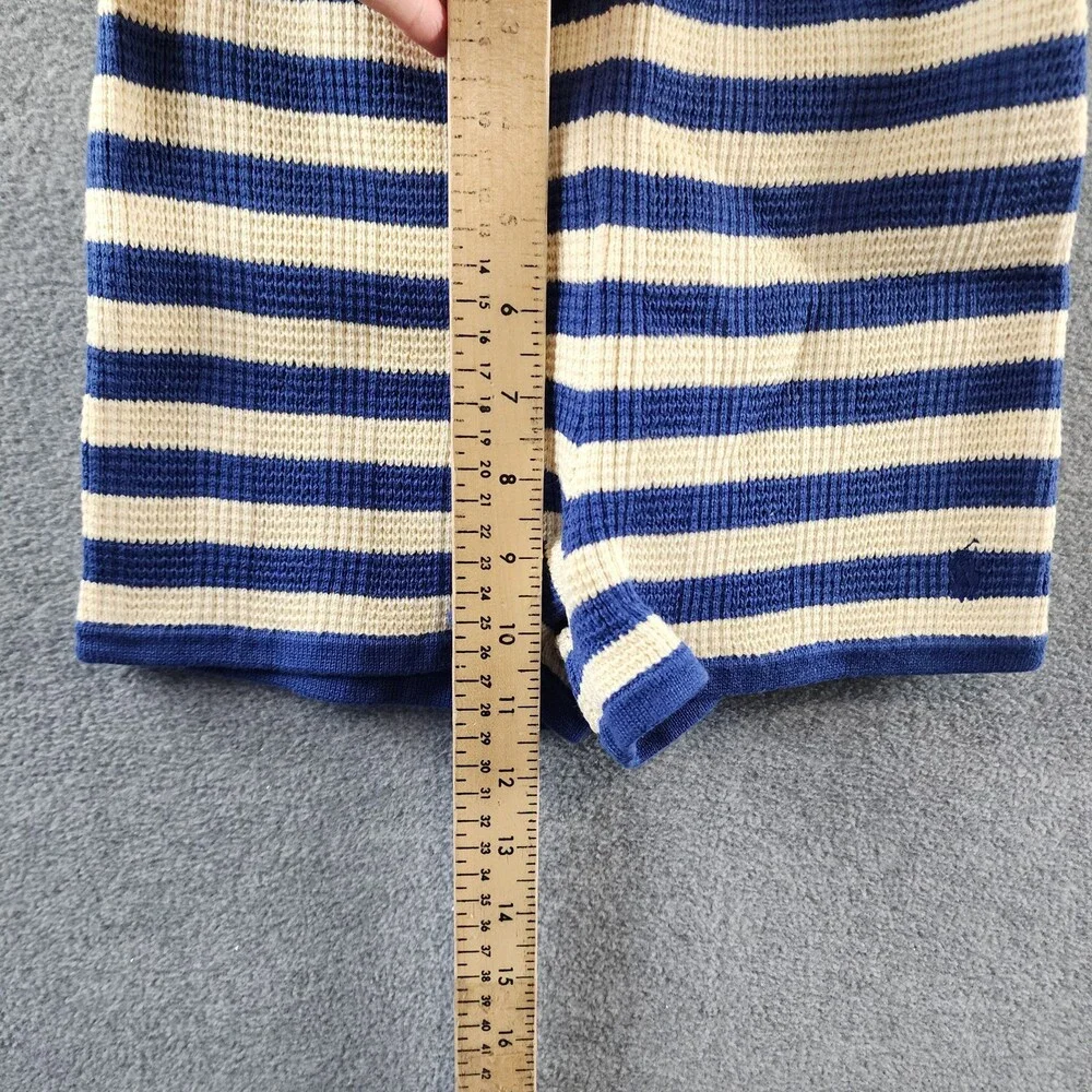 Polo Ralph Lauren Sleeveless Striped Sweater Top&Shorts Set Girls 6X Blue/Cream